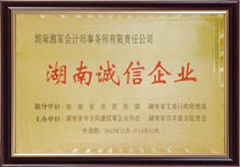 湖南誠信企業